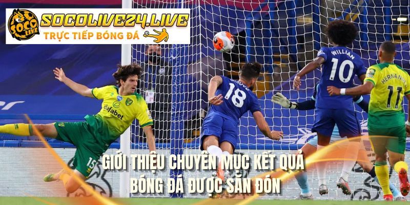 Giới thiệu chuyên mục kết quả bóng đá được săn đón