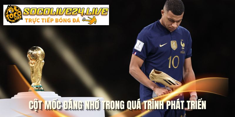 Cột mốc đáng nhớ trong quá trình phát triển